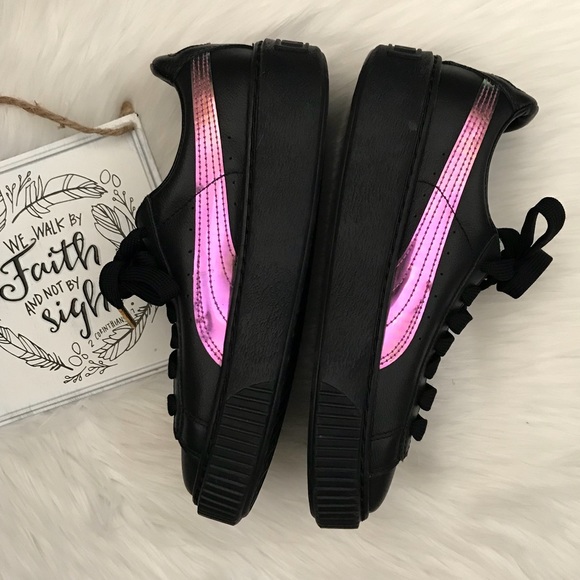 🚨SOLD🚨Basket Black Hologram Logo Platform 👟 - Picture 3 of 8